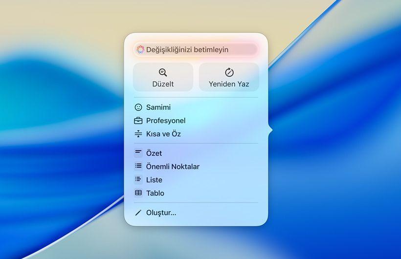 Apple İntelligence Türkiye'de!